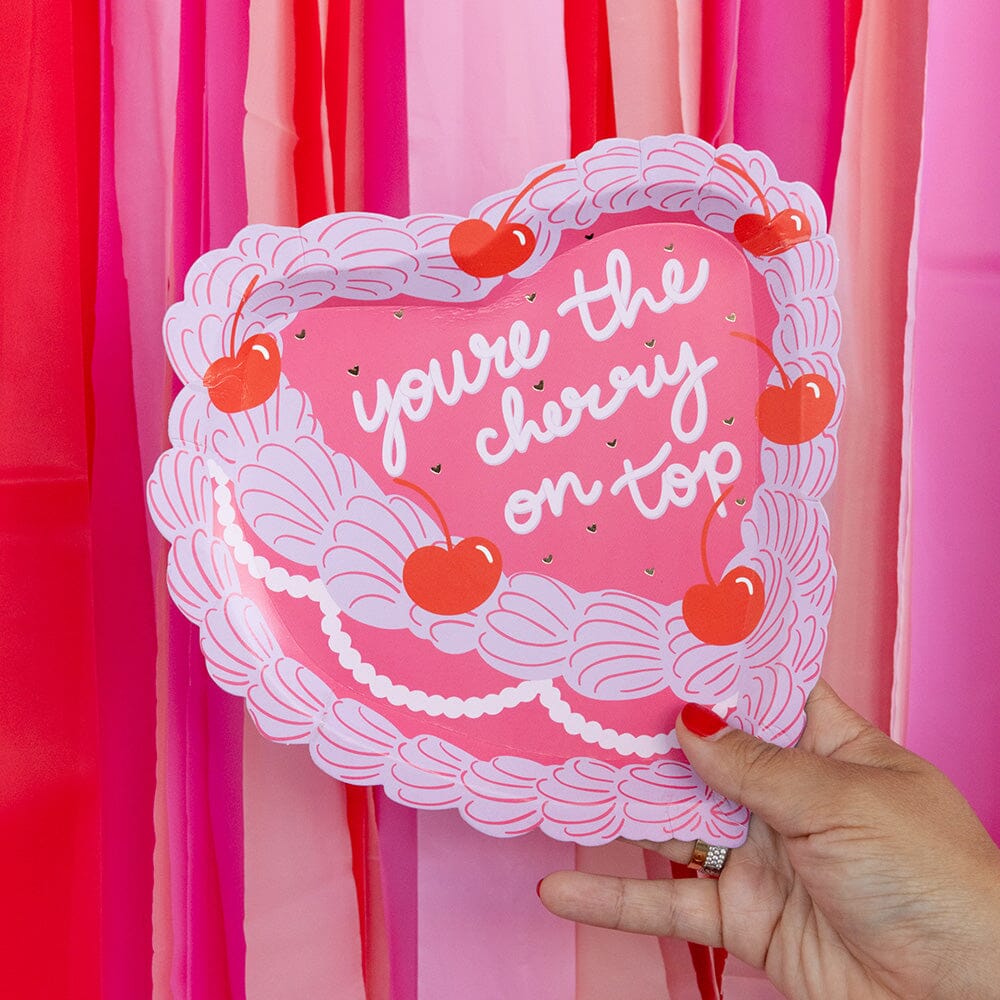 You're The Cherry On Top Dessert Plates