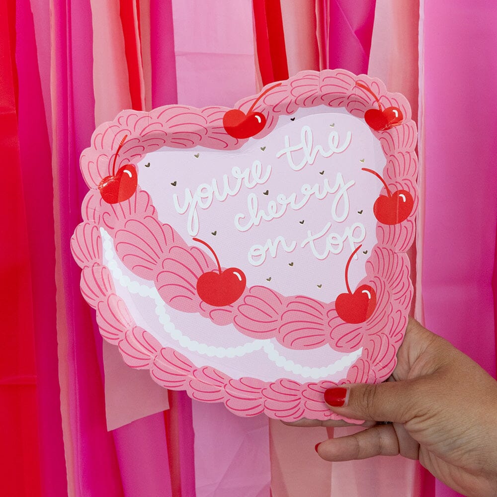 You're The Cherry On Top Dessert Plates