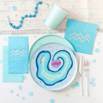 Zodiac Aquarius Dinner Plates, Jollity & Co