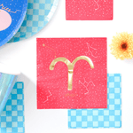 Zodiac Aries Large Napkins, Jollity & Co