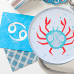Zodiac Cancer Large Napkins, Jollity & Co