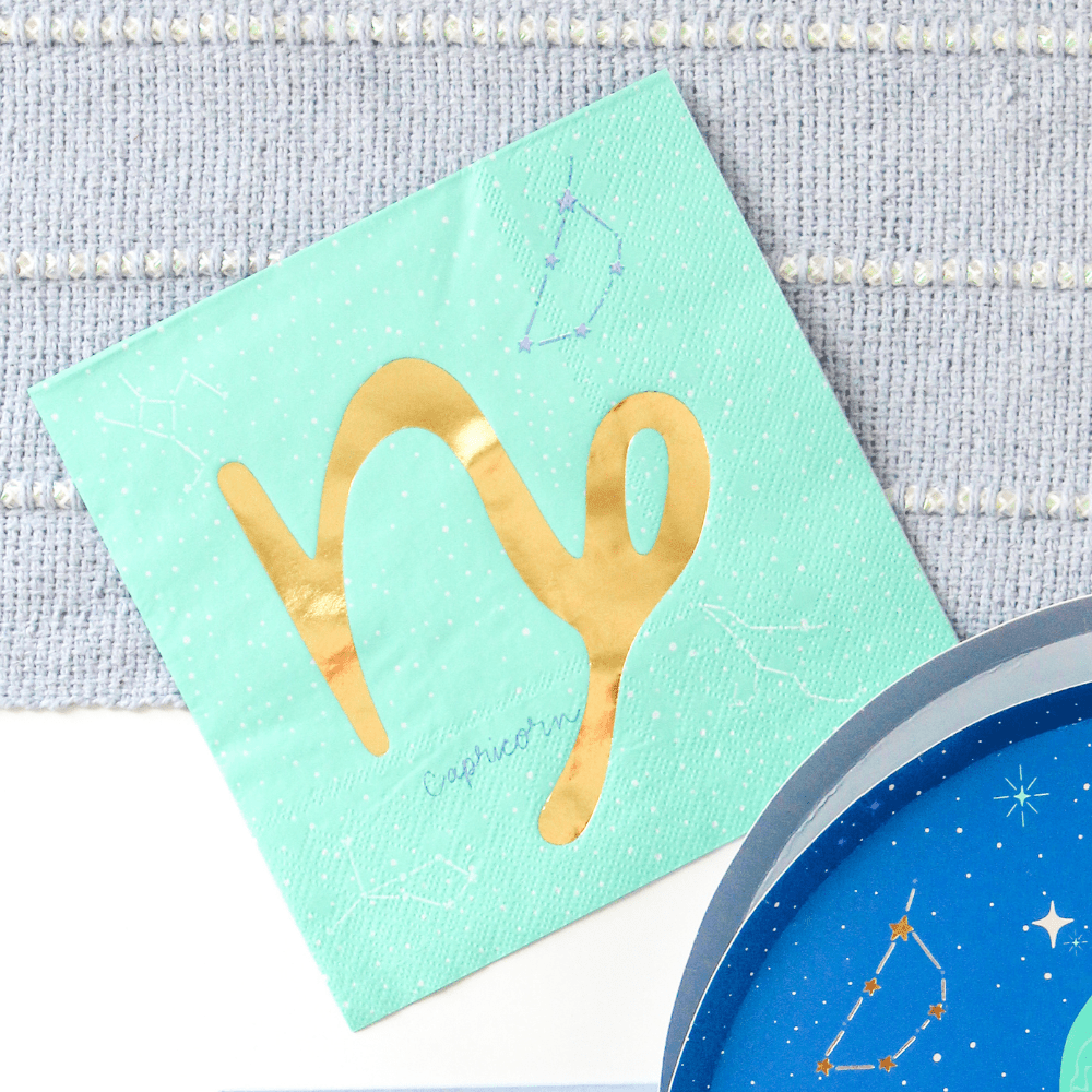 Zodiac Capricorn Large Napkins, Jollity & Co