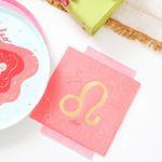 Zodiac Leo Guest Napkins, Jollity & Co