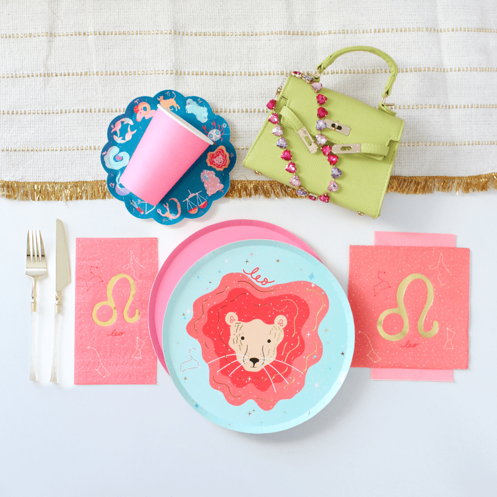 Zodiac Leo Dinner Plates, Jollity & Co