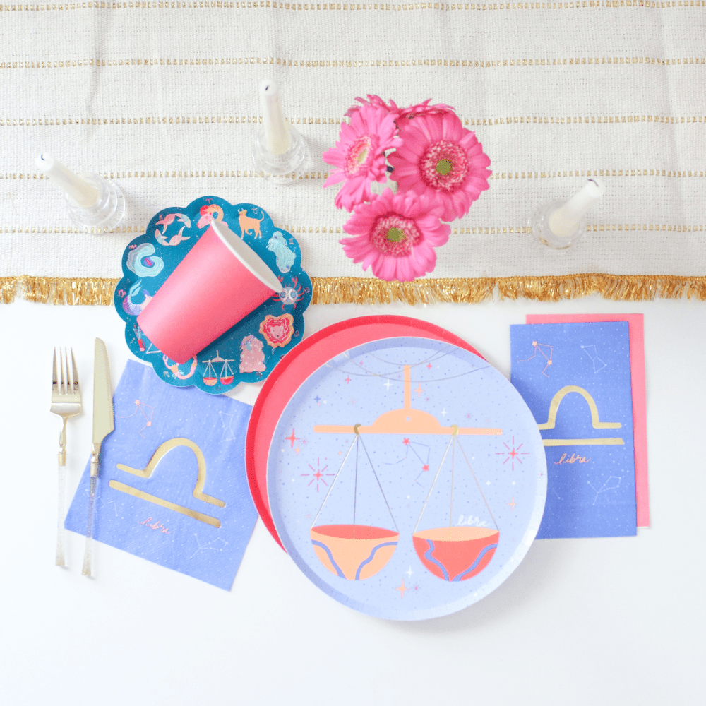 Zodiac Libra Large Napkins, Jollity & Co