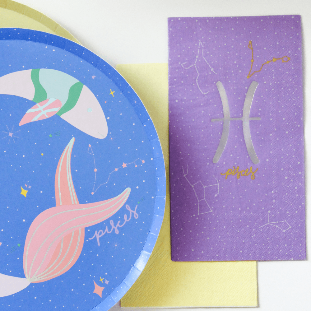 Zodiac Pisces Guest Napkins, Jollity & Co