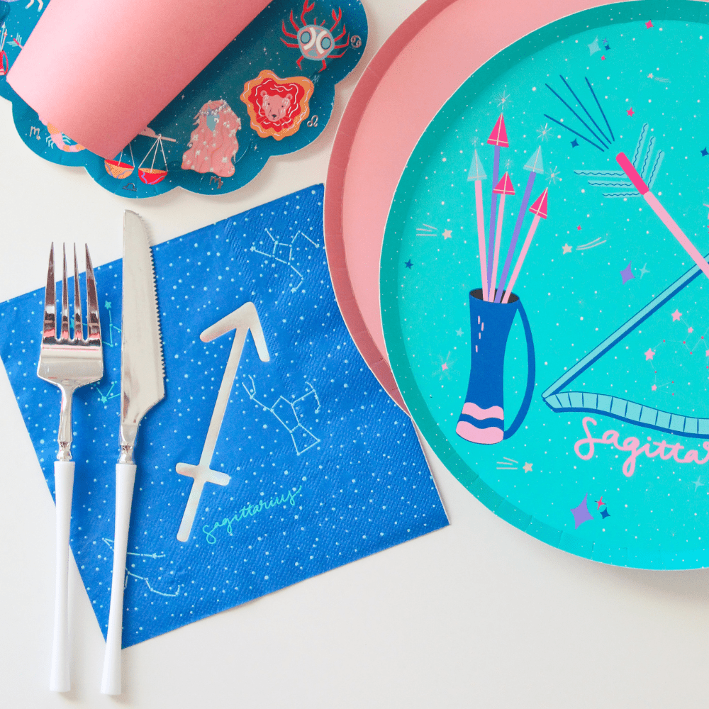Zodiac Sagittarius Large Napkins, Jollity & Co