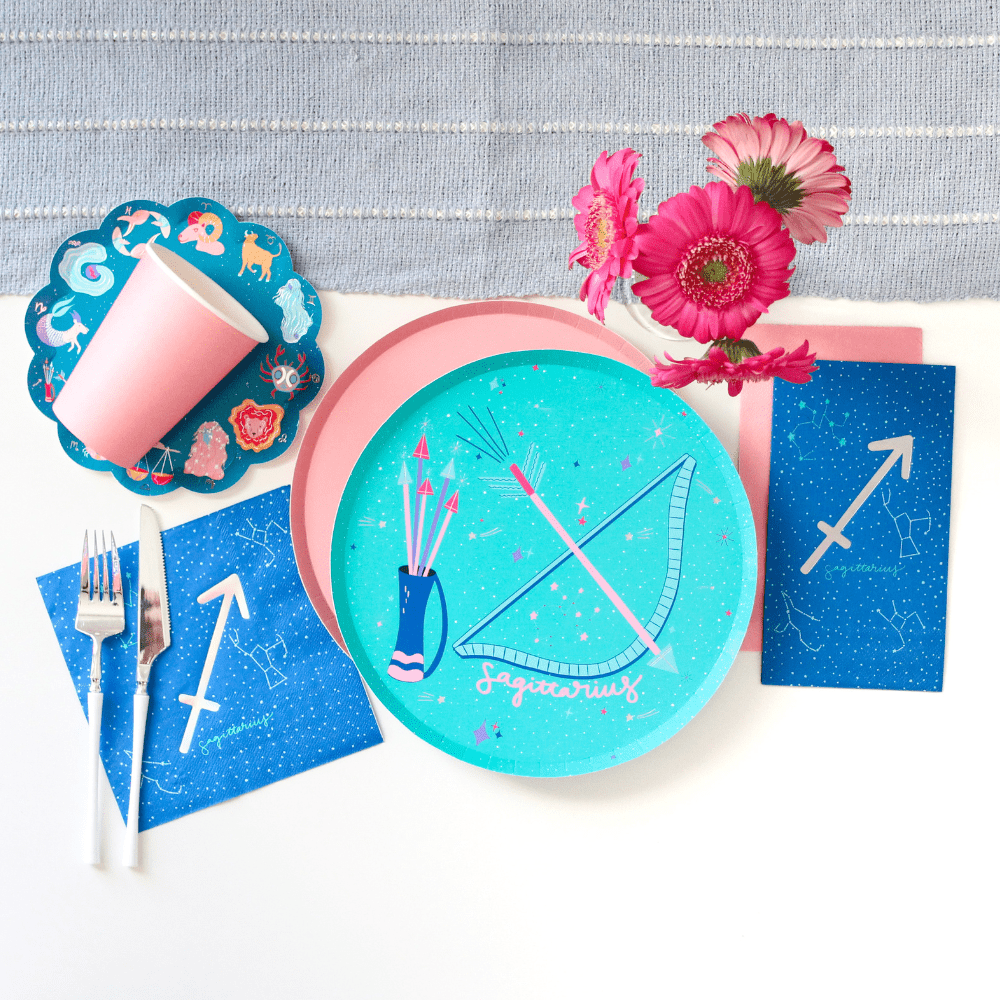 Zodiac Sagittarius Large Napkins, Jollity & Co