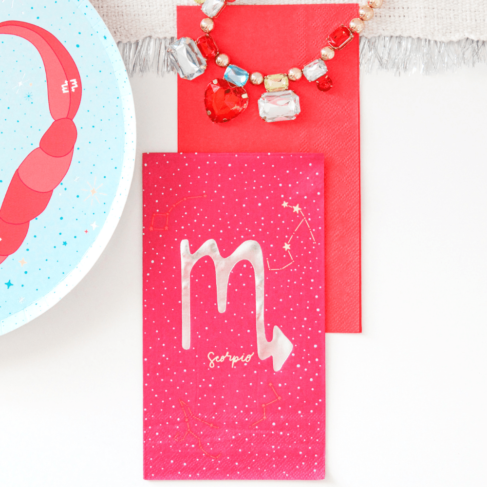 Zodiac Scorpio Guest Napkins, Jollity & Co