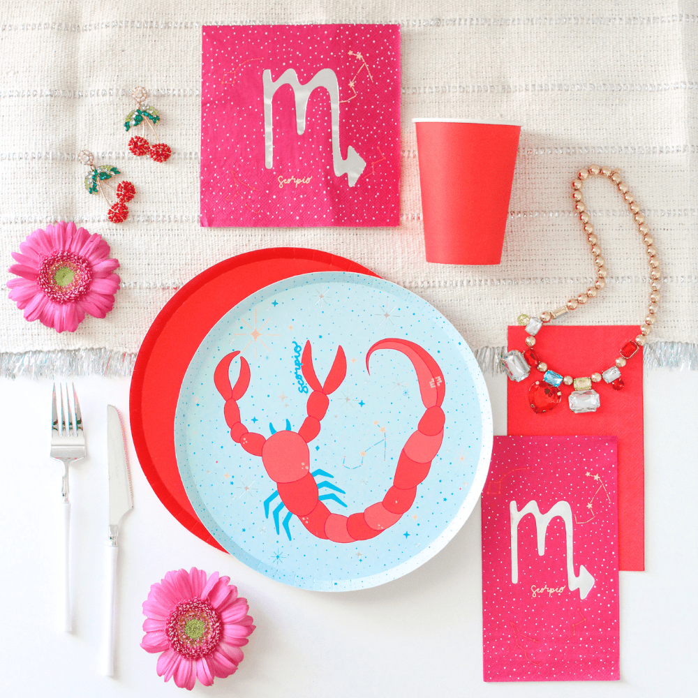 Zodiac Scorpio Guest Napkins, Jollity & Co