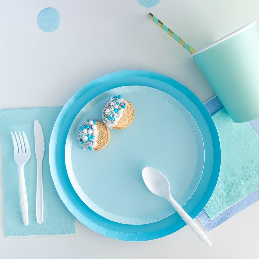 Shades Cerulean Dinner Plates