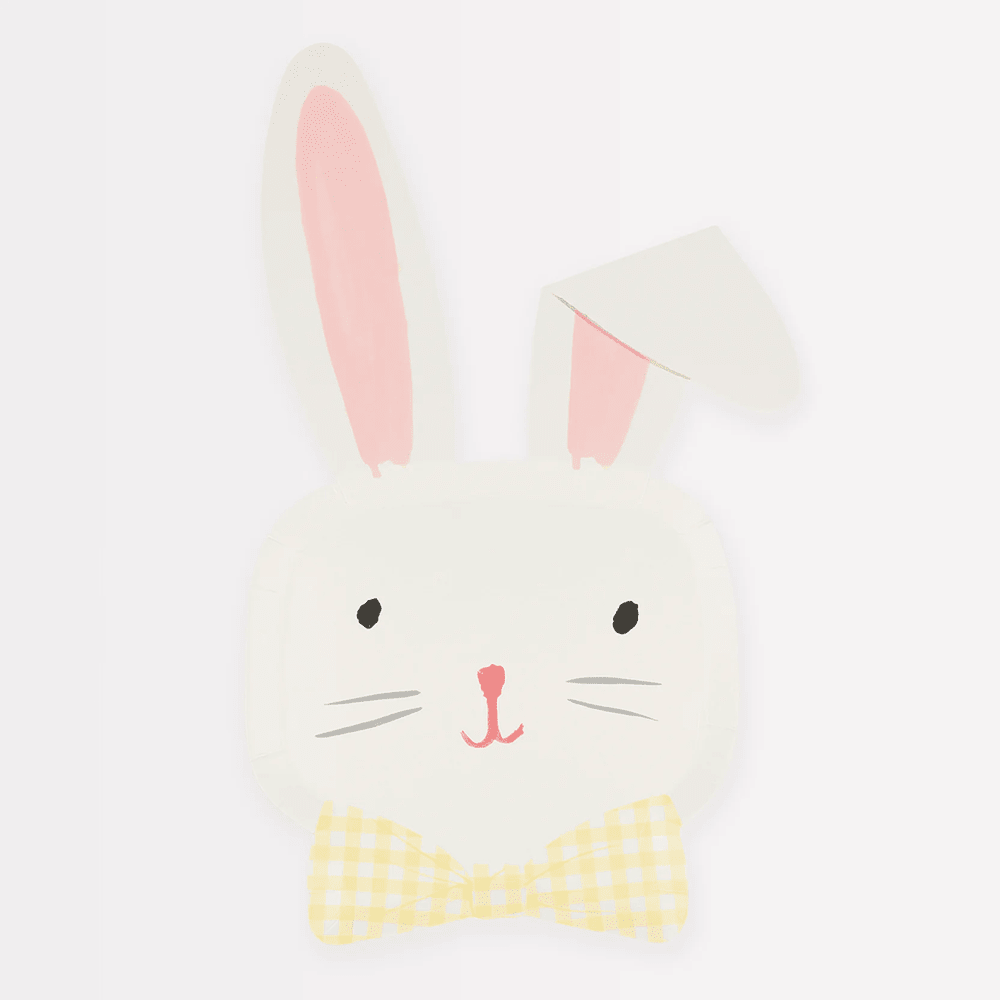 Meri Meri Easter Bunny Plates, Shopsweetluluss