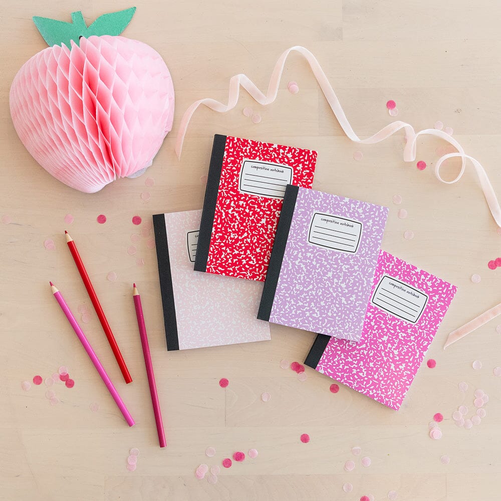 Cerise Mini Composition Notebook