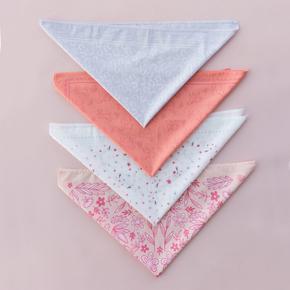 Pony Print Cowgirl Bandana