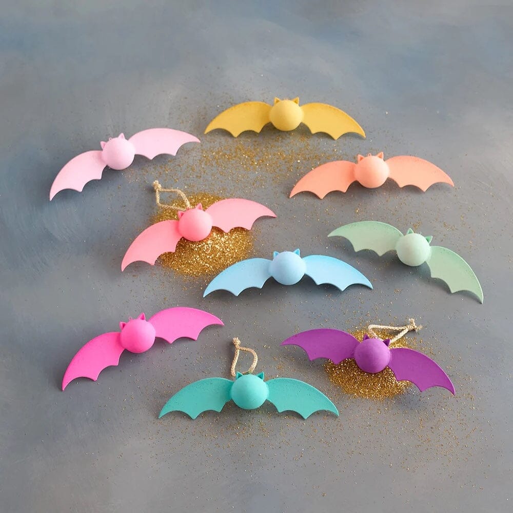 10" Rainbow Bat Ornament - 9 Color Options, Shopsweetluluss