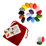 Crayon Rocks - 16 Colors in a Red Velvet Bag - Shopsweetluluss