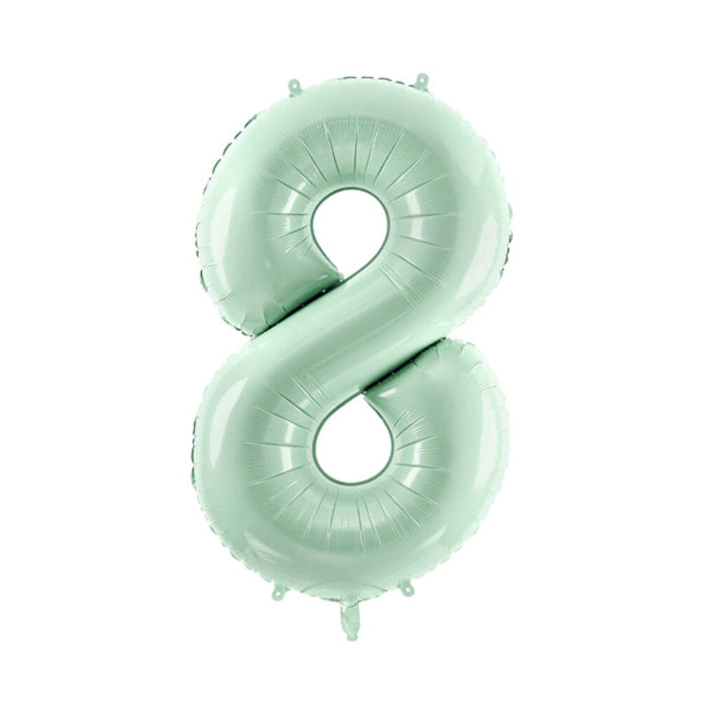 28" Number Balloon, Mint - 10 Style Options, Shopsweetluluss
