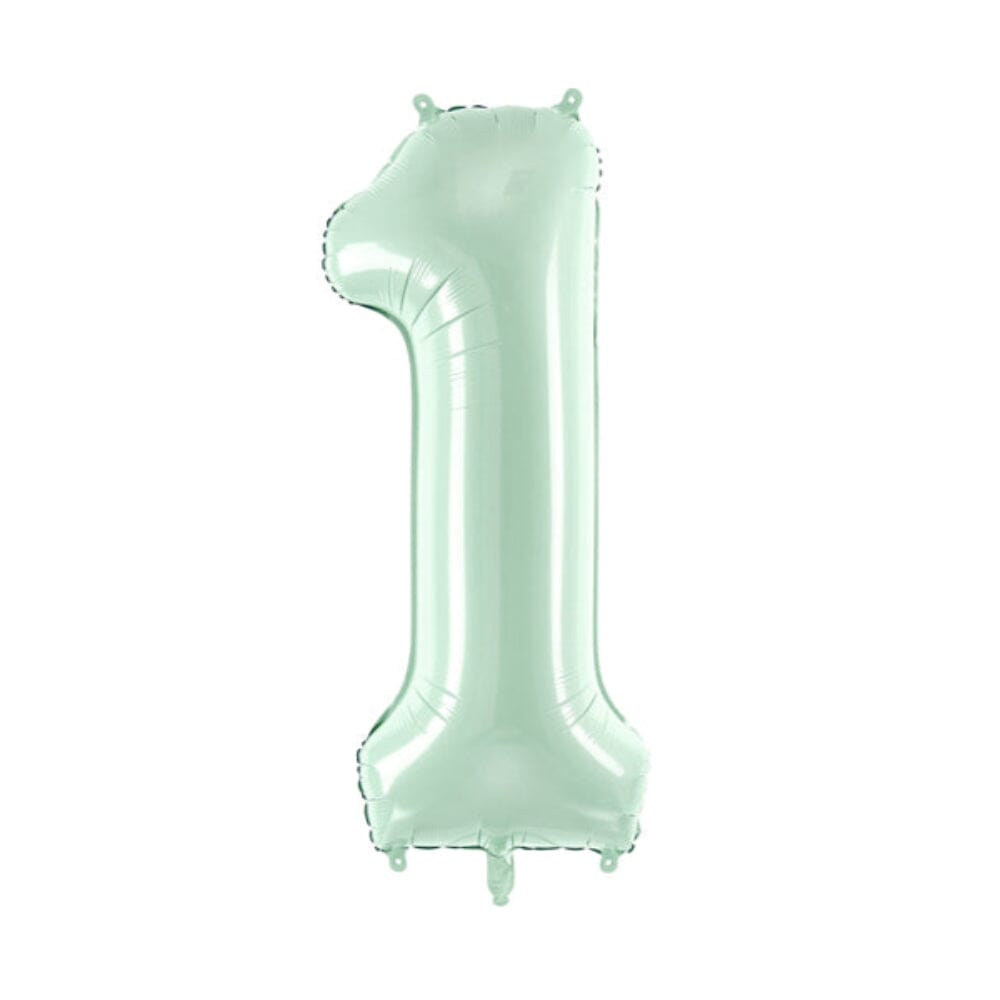 28" Number Balloon, Mint - 10 Style Options, Shopsweetluluss