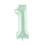 28" Number Balloon, Mint - 10 Style Options, Shopsweetluluss