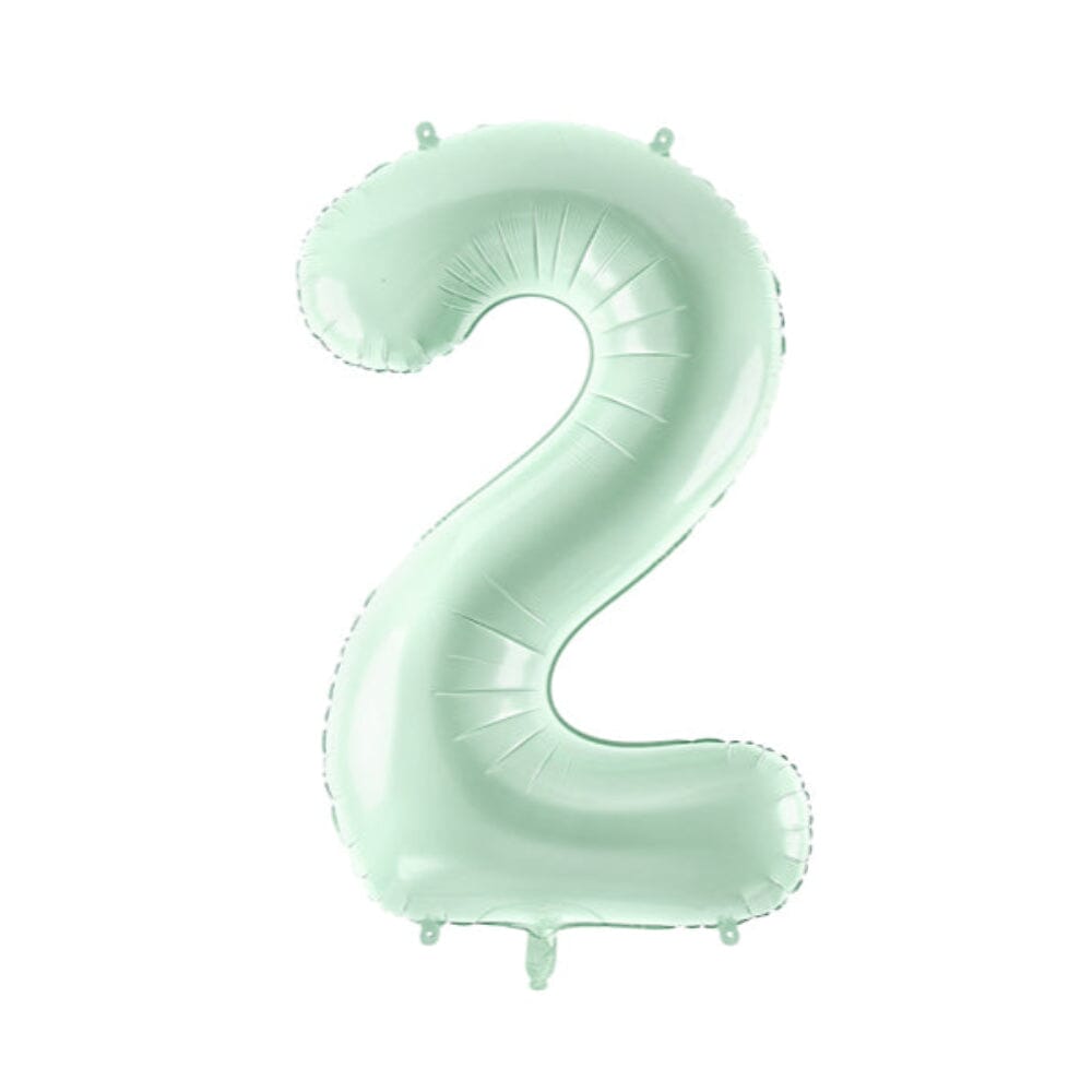 28" Number Balloon, Mint - 10 Style Options, Shopsweetluluss