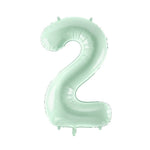 28" Number Balloon, Mint - 10 Style Options, Shopsweetluluss