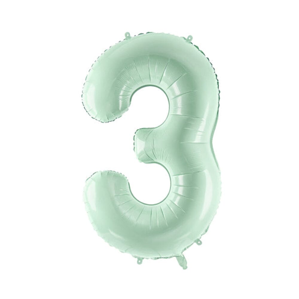 28" Number Balloon, Mint - 10 Style Options, Shopsweetluluss