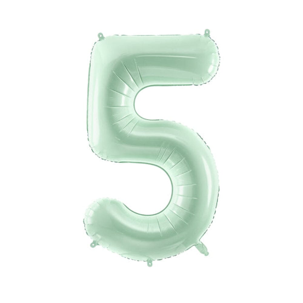 28" Number Balloon, Mint - 10 Style Options, Shopsweetluluss