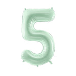 28" Number Balloon, Mint - 10 Style Options, Shopsweetluluss