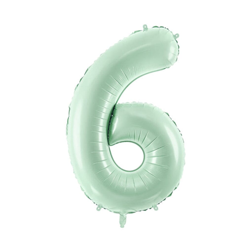 28" Number Balloon, Mint - 10 Style Options, Shopsweetluluss