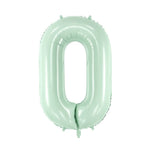 28" Number Balloon, Mint - 10 Style Options, Shopsweetluluss