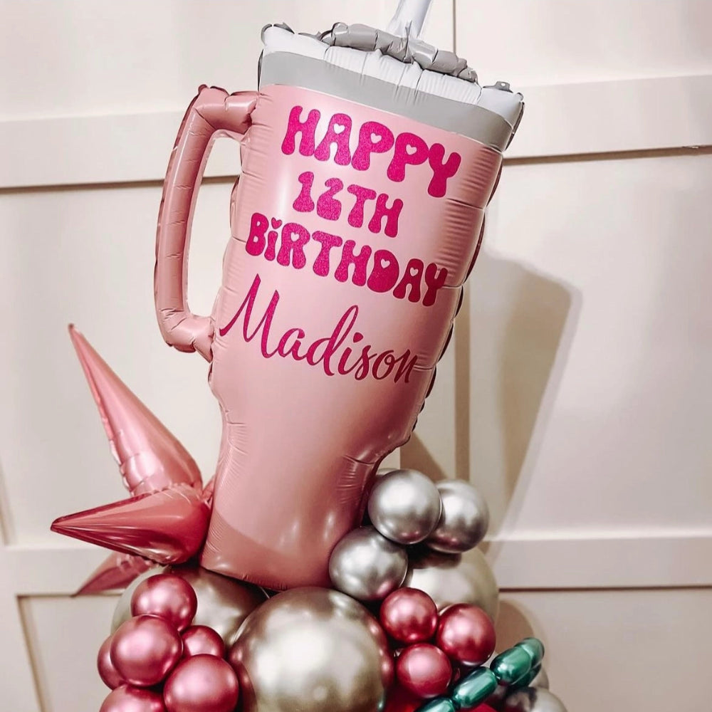 30" Stanley Cup Balloon - Mint, Shopsweetluluss