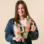 40oz Lifestyle Flip Straw Tumbler - Bouquet Beauty Sage, Shopsweetluluss