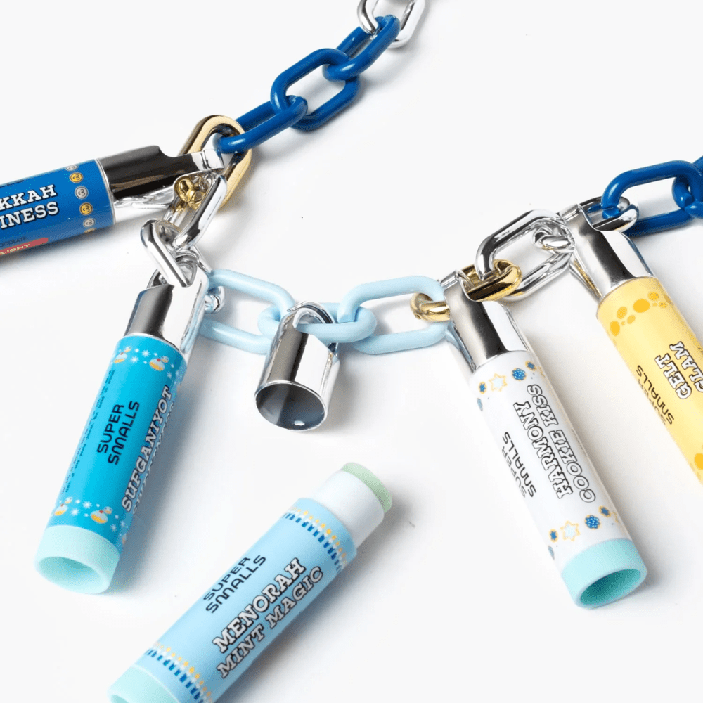 8 Nights of Hanukkah Lip Balm Necklace, Shopsweetluluss