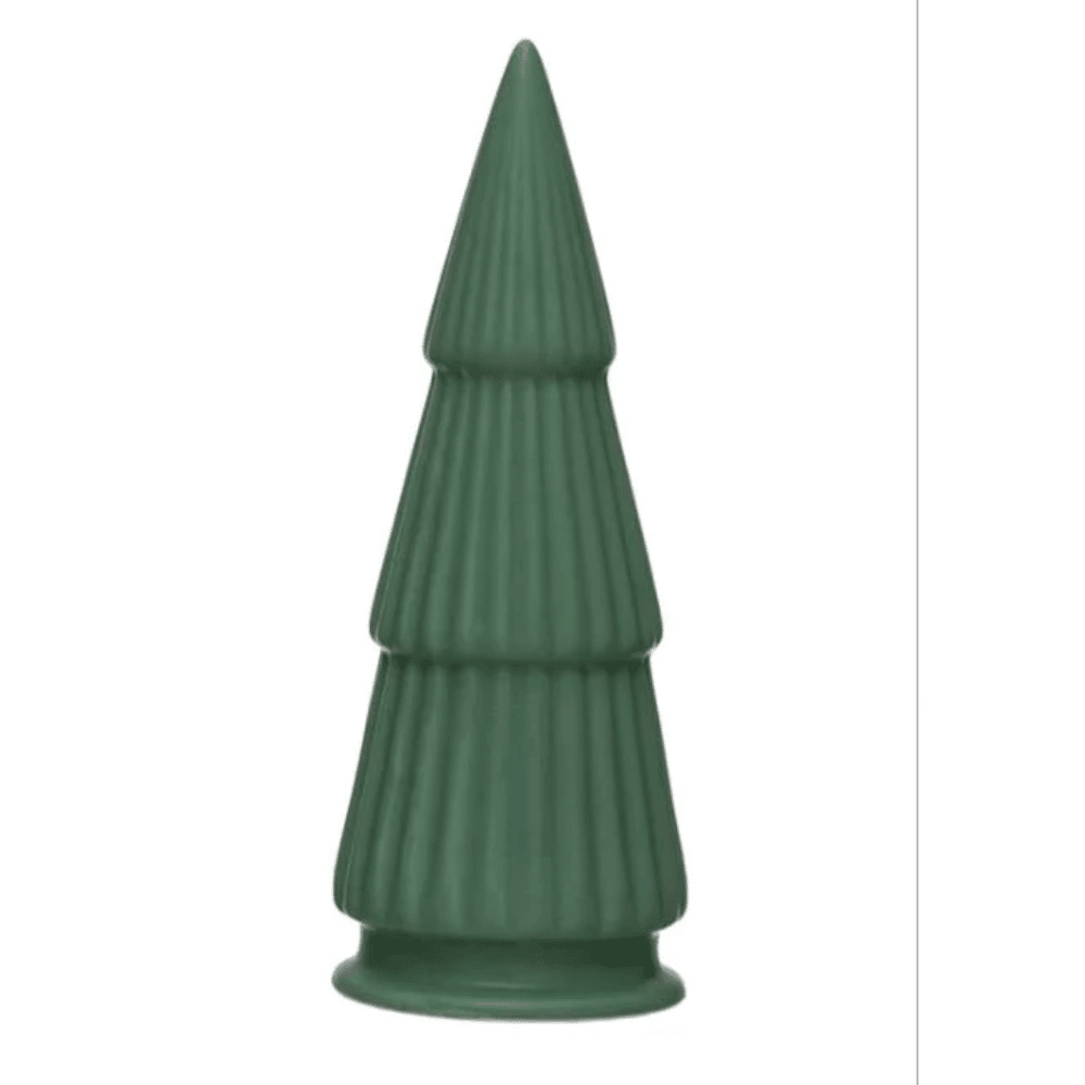 8-1/4" Stoneware Tree, Matte Finish, Light Green or Dark Green - Shopsweetluluss