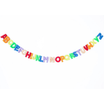 Alphabet Wool Felt Garland, Shopsweetluluss