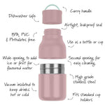 Skittle Active Water Bottle, Pink, Shopsweetluluss