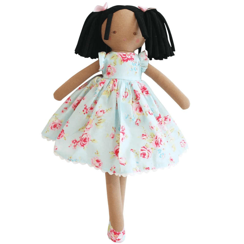 Addie Doll - Blue Floral, Shopsweetluluss