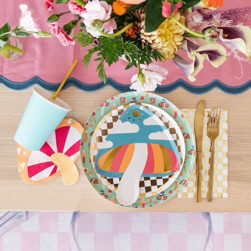 Alice Mushroom Large Napkins, Shopsweetluluss