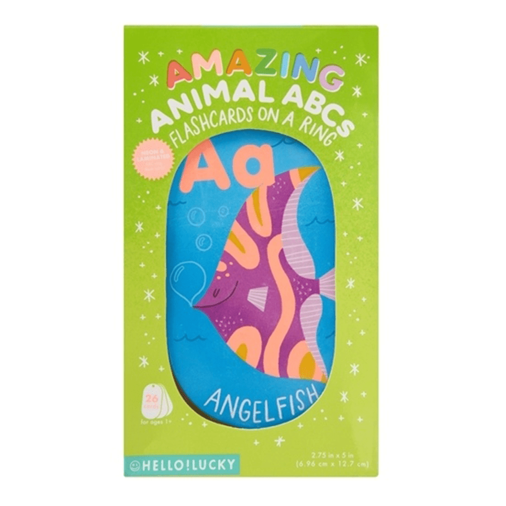 Amazing Animal ABC Flash Cards, Shopsweetluluss