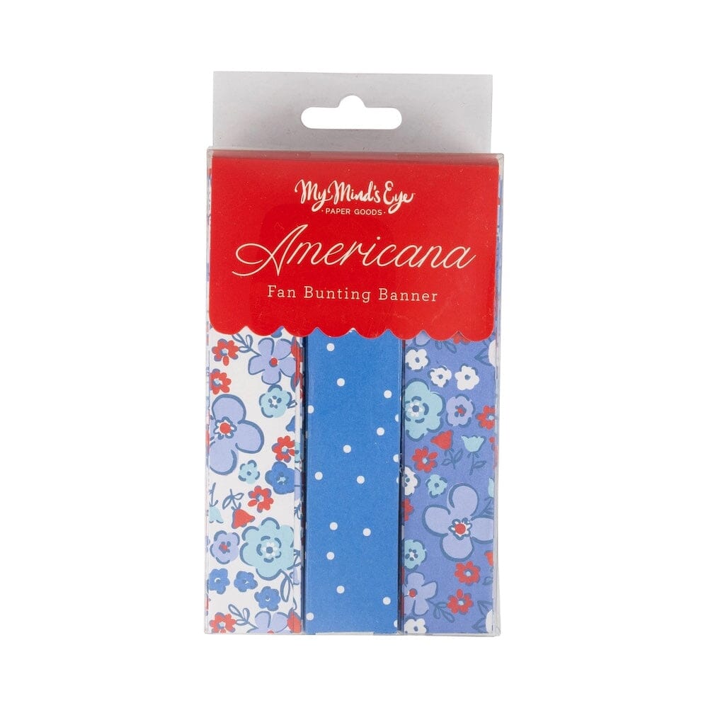 Floral Americana Bunting Banner, Shopsweetluluss