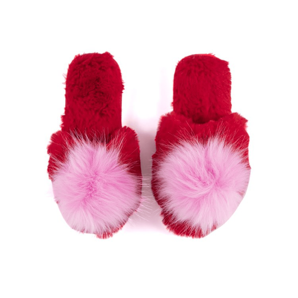 Amor Slippers, Red - 2 Size Options, Shopsweetluluss