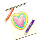 Fresh Pick Apple Scented Gel Crayons - Set of 6, Shopsweetluluss