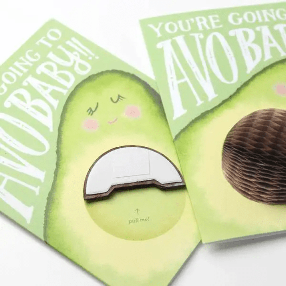 Pop-Up Avo Baby - Pregnancy/Baby Card - Shopsweetluluss