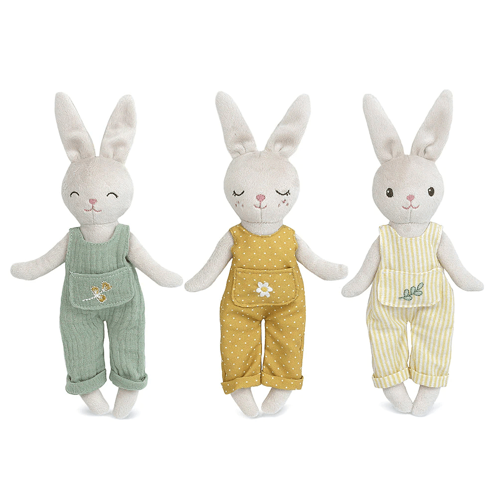 Baby Bunny Trio Plush Toy Set, Shopsweetluluss
