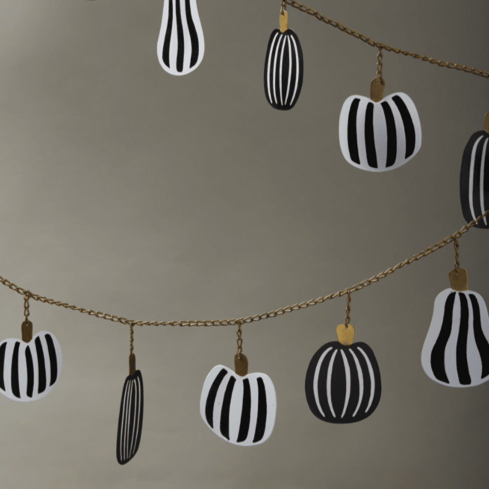 Banded Pumpkin Garland, Shopsweetluluss