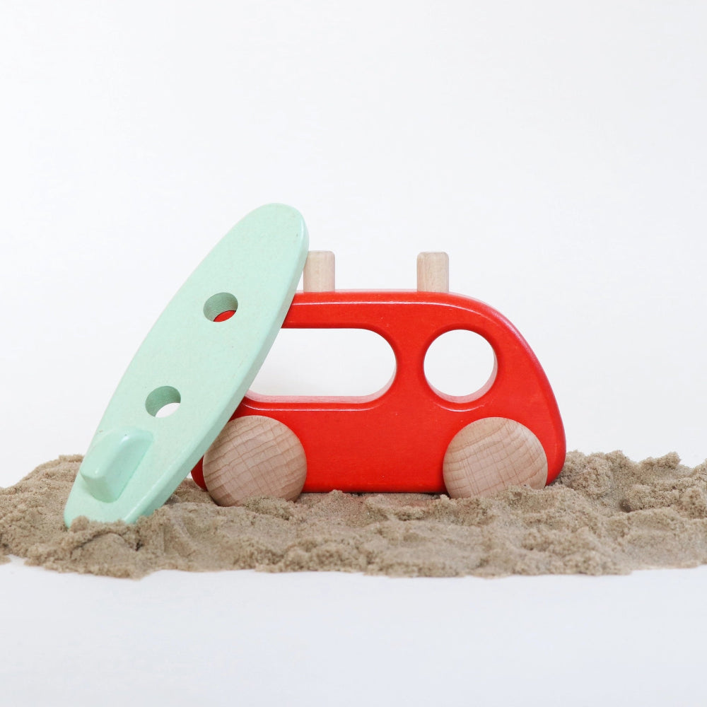 Beach Camper Car Push Toy, Shopsweetluluss