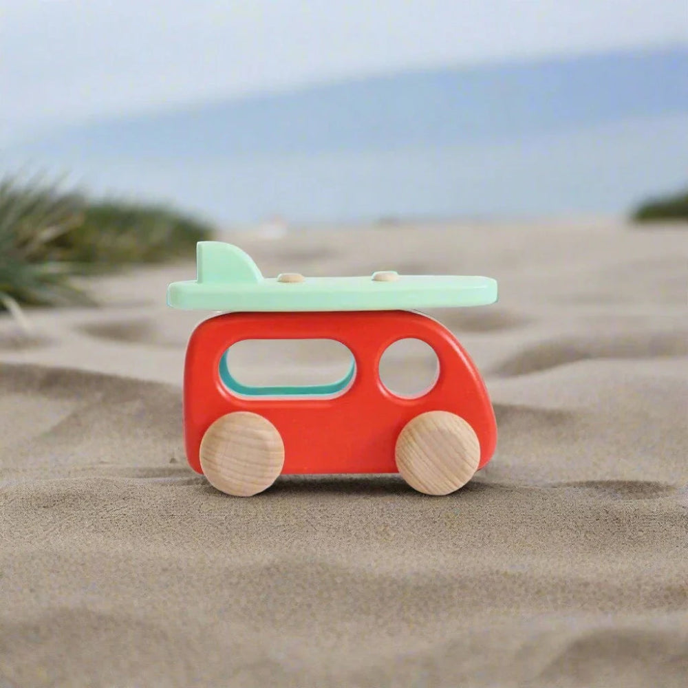 Beach Camper Car Push Toy, Shopsweetluluss