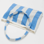 Beach Towel 2-in-1 Tote Bag - Le Weekend Mid Blue Cream, Shopsweetluluss