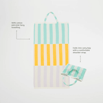 Beach Towel 2-in-1 Tote Bag - Rio Sun Multi, Shopsweetluluss