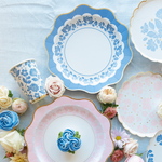 Belle Blue Elegant Floral Cups, Shopsweetluluss